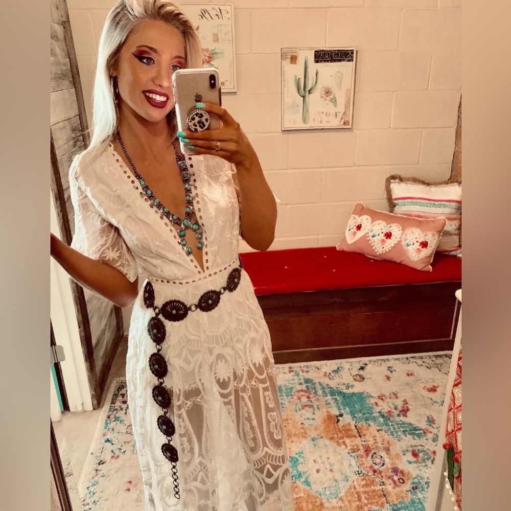 NWT The Aliyah Lace Maxi Romper |Size Small LAST ONE!!
